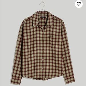 Madewell Flannel Shirt- Medium